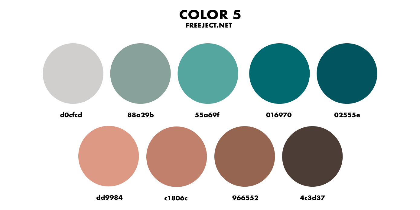 Color Palette PNG 9 Color Combinations