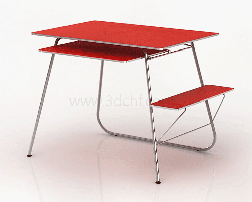 computer table 3d model