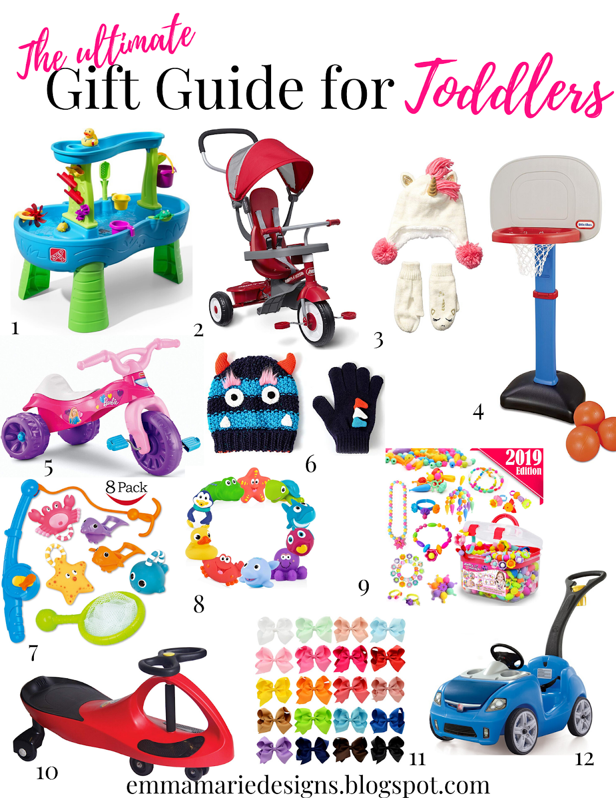 Ultimate Gift Guide for Toddlers Emma Marie Designs