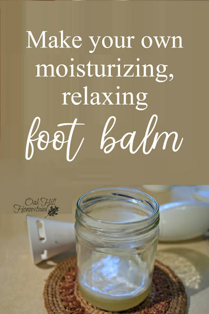How to make your own relaxing foot balm