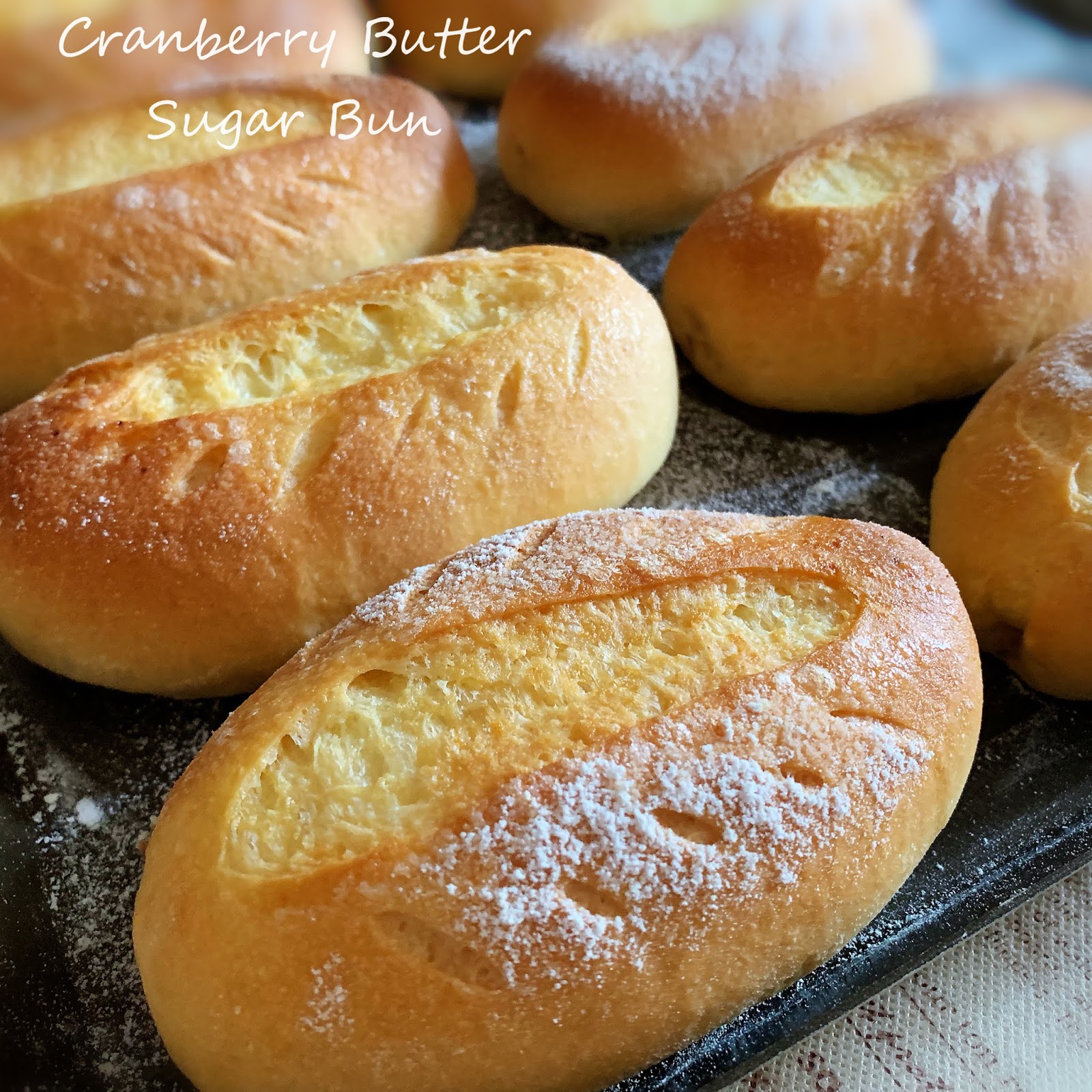 My Mind Patch Cranberry Butter Sugar Bun