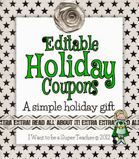 Ideas and freebies for December in the elementary classroom includes free printables, student gifts, and an idea for Random Acts of Classroom Kindness (RACK)