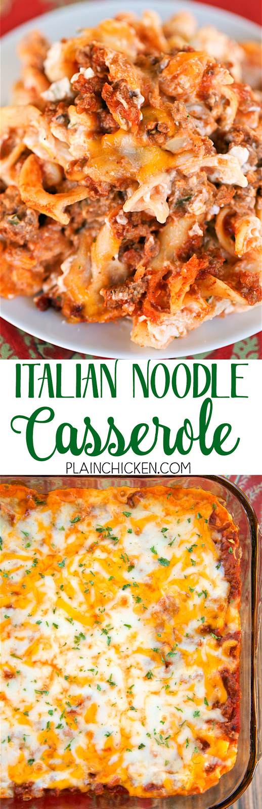 Italian Noodle Casserole | Plain Chicken®