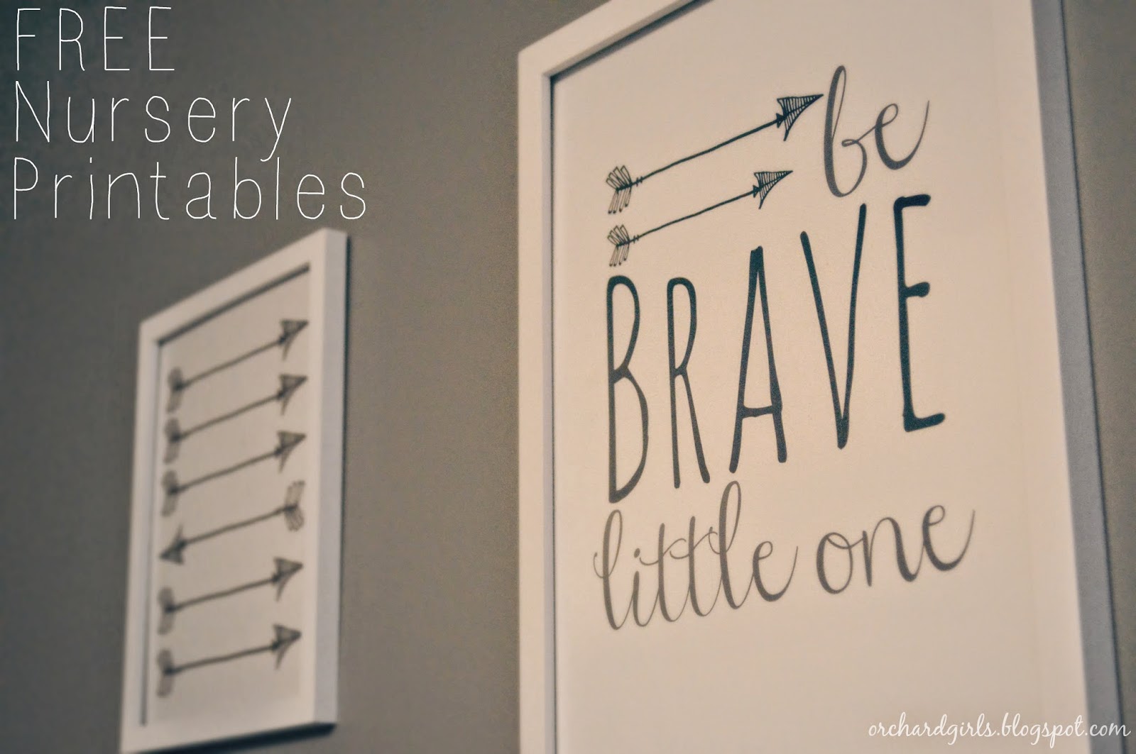 Be Brave Little One Free Printable