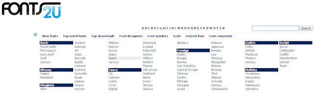 Descargar fuentes gratis