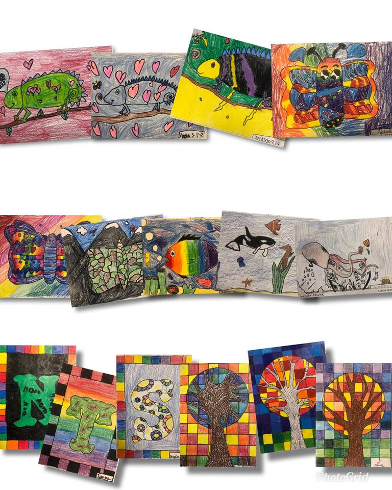 Art to Remember Student Artworks K5 Dazzling Art Blog