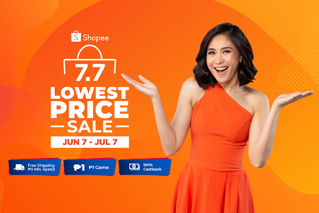 Up to 90% off during Shopee 7.7 Lowest Price Sale 