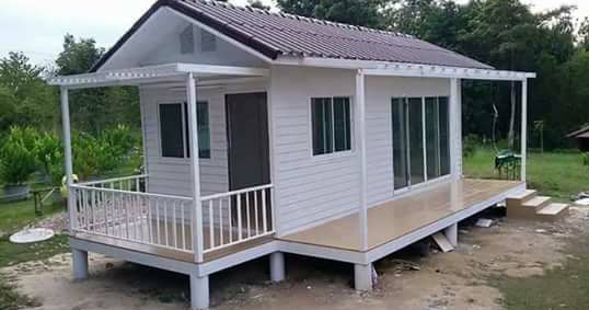 Desain Rumah Kayu Di Pedesaan