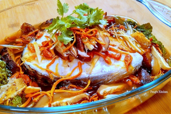 Peng's Kitchen: Steamed Threadfin in Herbal Broth