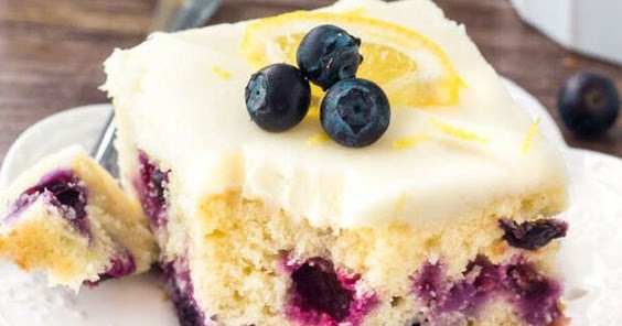 Lemon Blueberry Cake - healthy dinner recipe