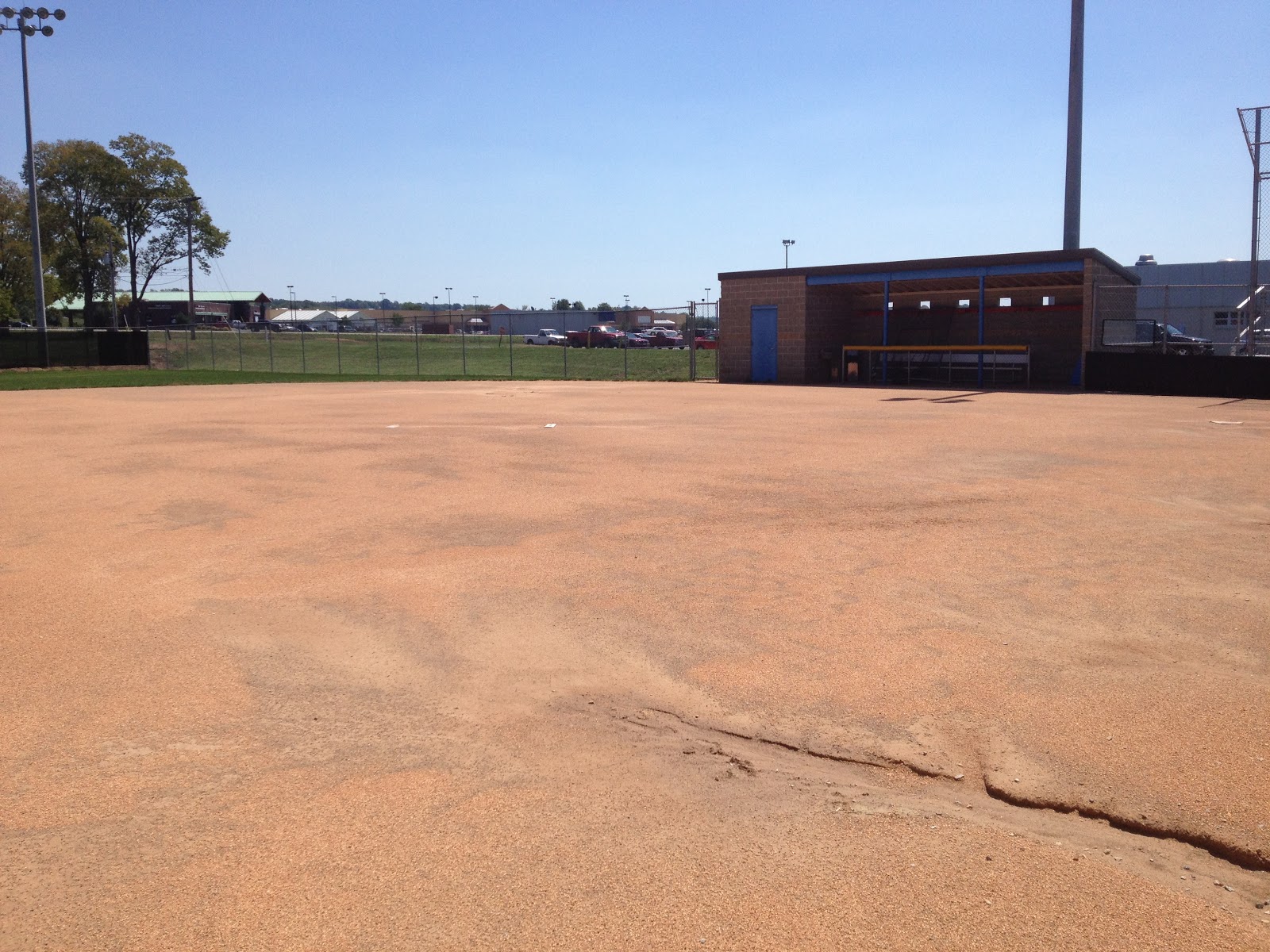 Smart Turf Softball Infield Grade and Drainage Martinsville High School