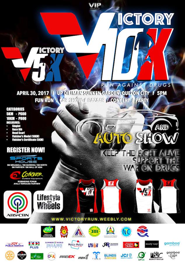 Fight Drugs via a Victory Run Against Drugs 2017 Runner Rocky