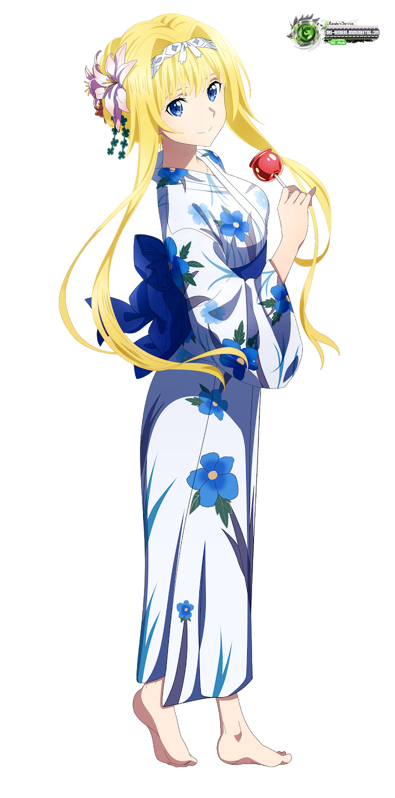 Sword Art Online:Alice Schuberg Beautiful Yukata HD Render | ORS Anime