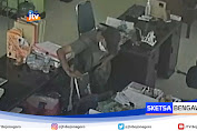 Pencurian Laptop Dan Handphone Di Kantor Diskoperindag Tuban Terekam CCTV