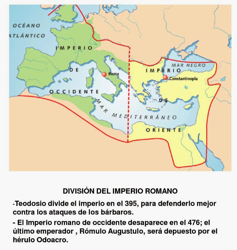 Lista 103 Foto Mapa Del Imperio Romano De Oriente Y Occidente Alta