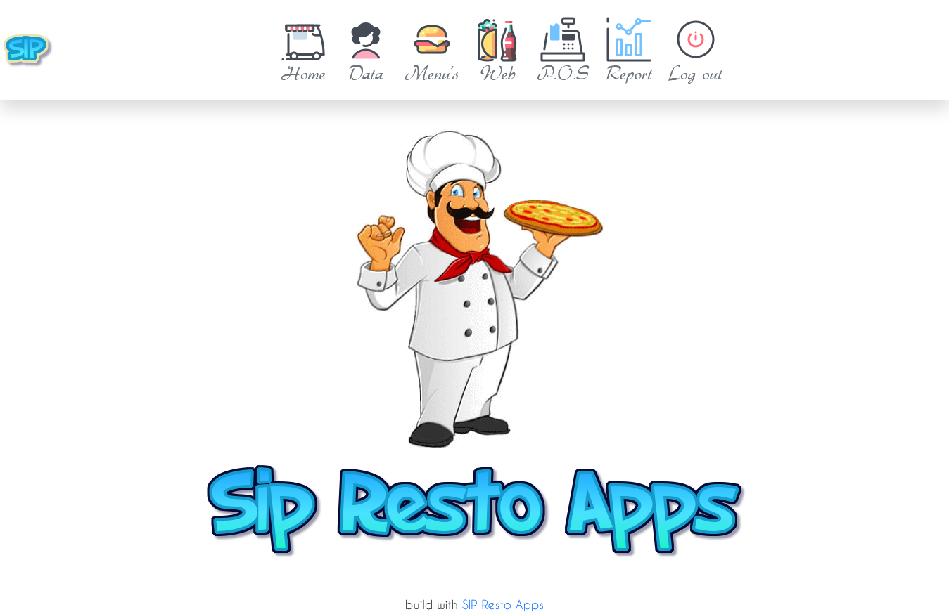 aplikasi restoran cafe modern website app