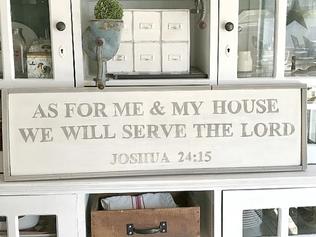 Rustic Bible verse sign