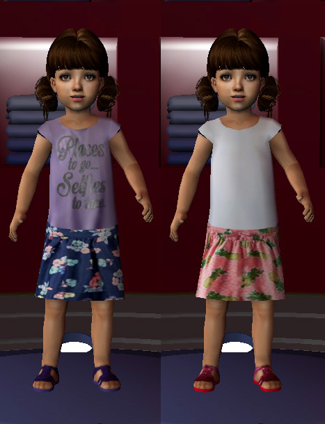 Birdgurl's Sims 2 Creations: Toddler Female Dress Collection 36