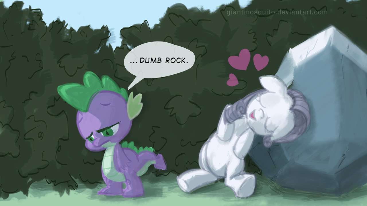 61933+-+artist+giantmosquito+earth_pony+rarity+rock+spike.png