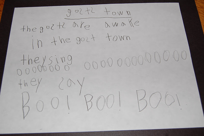 Our Creative Day: Halloween Poetry