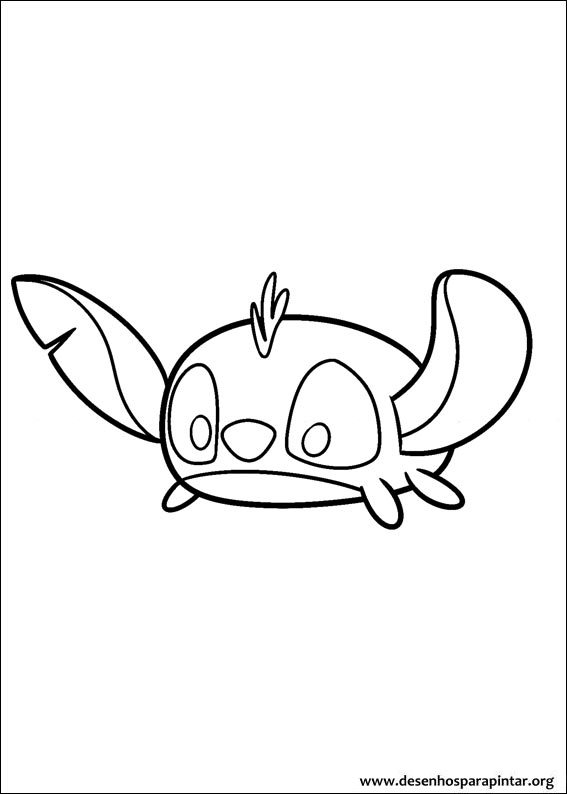 Coloring pages for kids free images: Disney Tsum Tsum free coloring