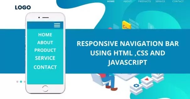 How to create a responsive top navigation bar using HTML , CSS and ...