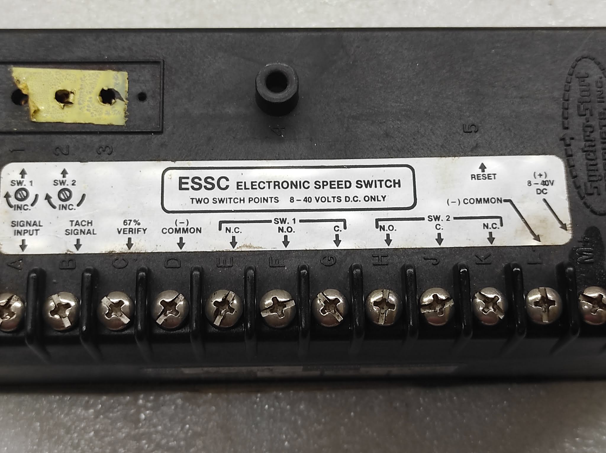 SYNCHRO START ESSC2 ELECTRONIC SPEED SWITCH SA2954