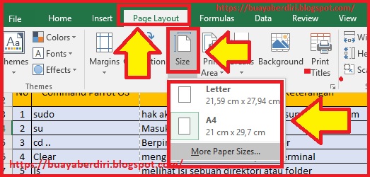 3 Cara Print Halaman Excel Agar Tidak Terpotong Full Kertas