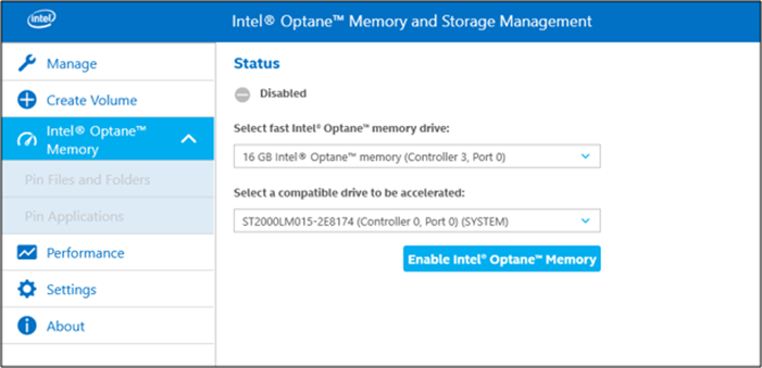 administración de memoria Intel optimizar el rendimiento
