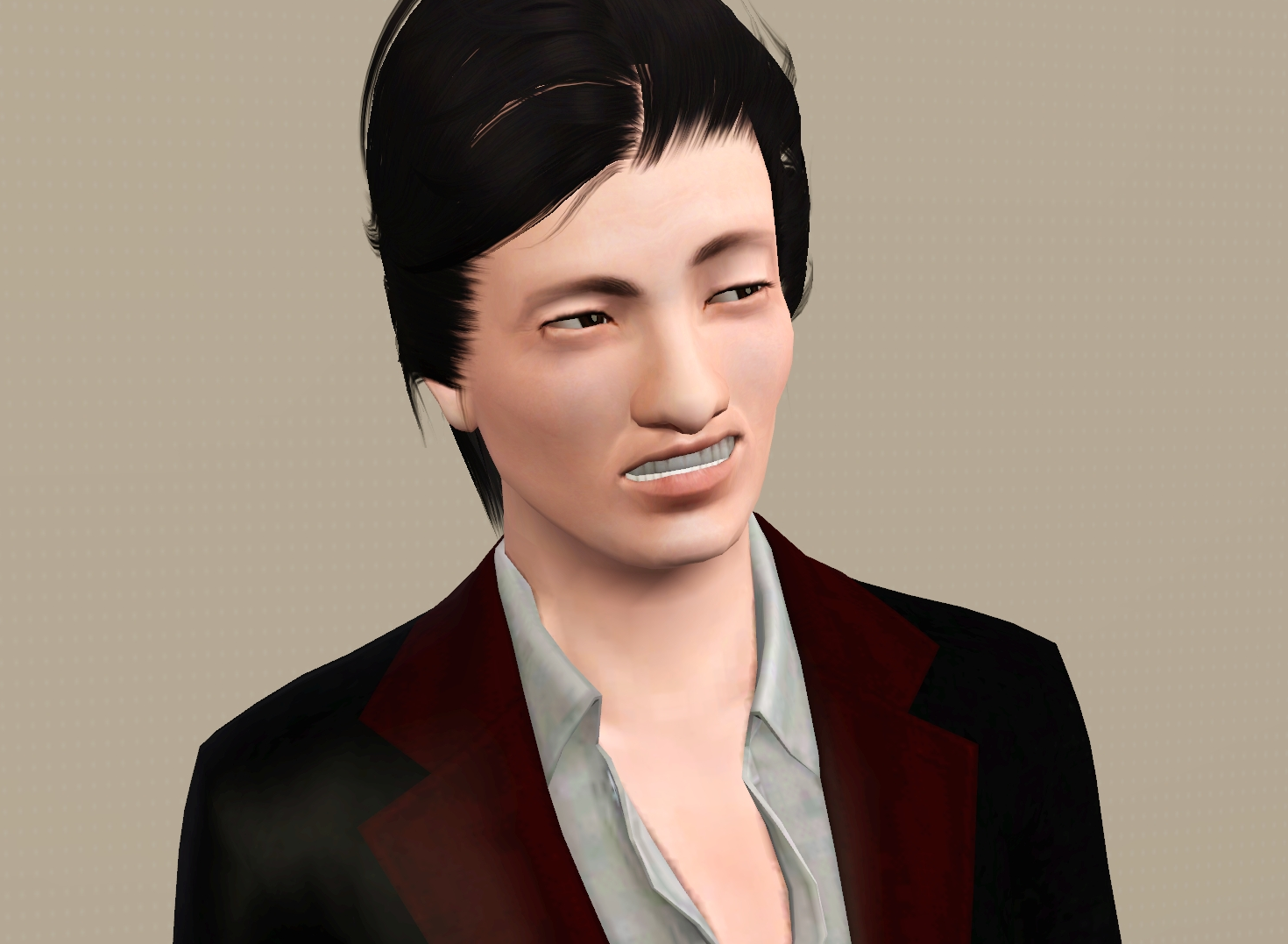 Roo's Sims: Hiro and Aisling Ikeda