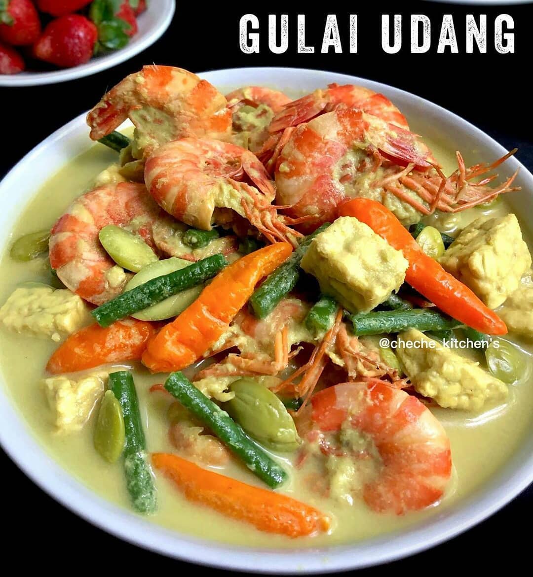 Resep Terbaru GULAI UDANG yang Lezat, Mudah, Sederhana dan