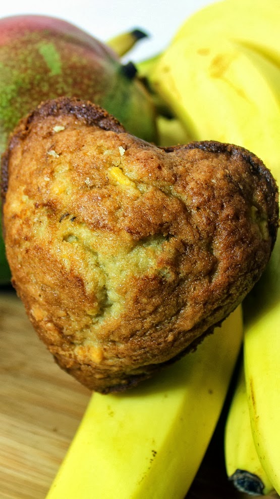 52 Ways to Cook Tropically Sweet Banana Muffins with MANGO!