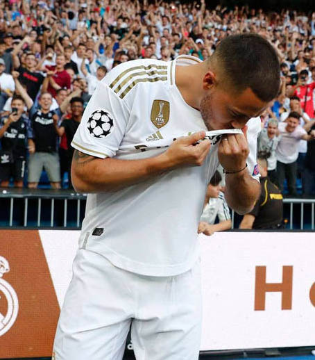 Presentacion De Eden Hazard Como Nuevo Jugador Del Real Madrid Archivo Abc