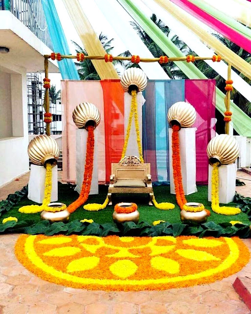 Homemade Mehndi Function Latest Decoration Ideas at Home WallpaperDPs