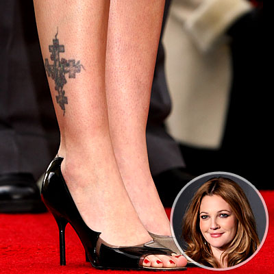 Tattoo Removal: Drew Barrymore's Tattoos