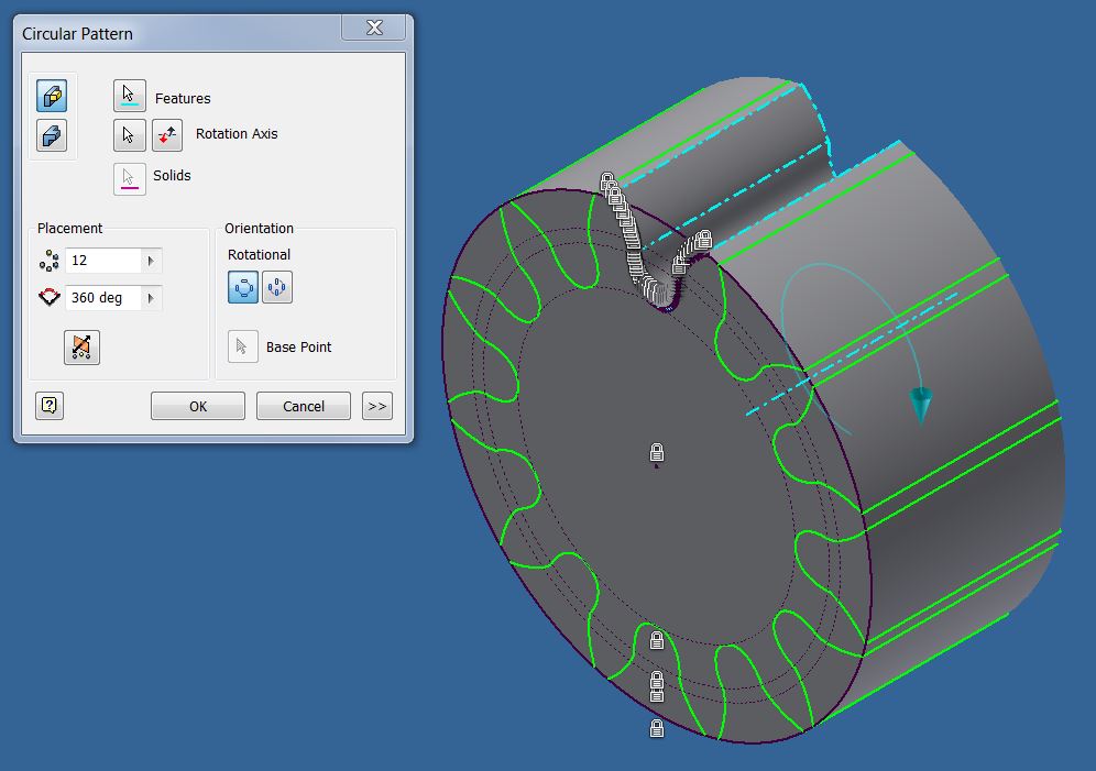 Brian Zweerink S Awesome Blog Making Gears For 3d Printing Using Autodesk Inventor