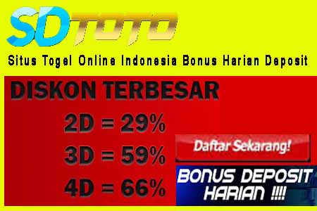 14+ Situs Togel Bonus Deposit Harian