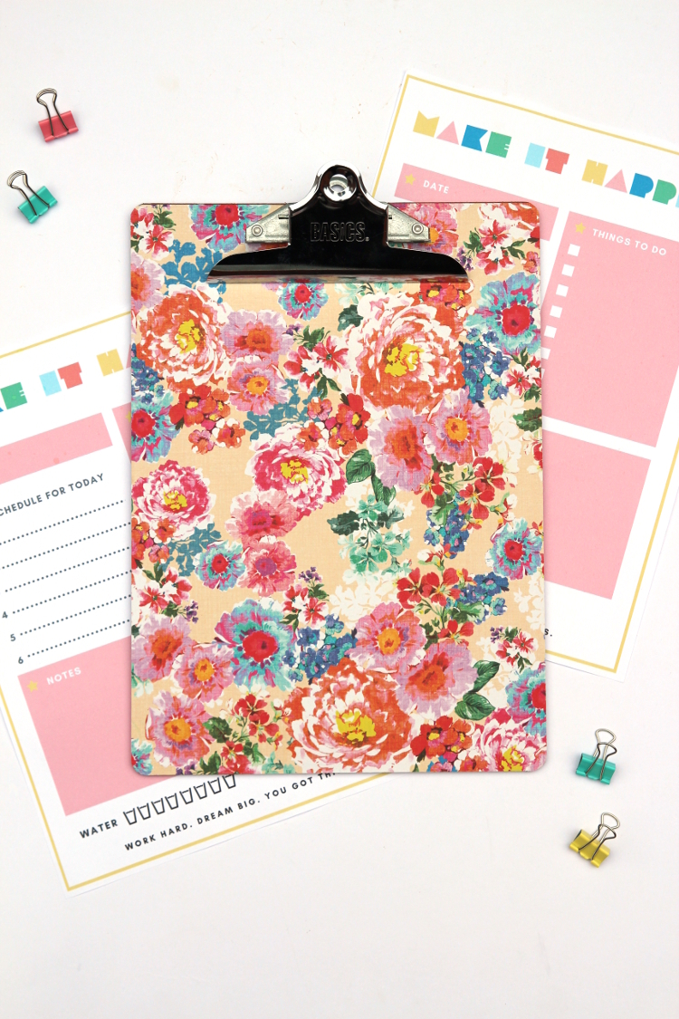 how to cover a clipboard