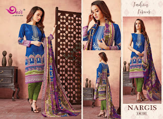 Devi Nargis Pure Lawn Cotton Dress Material catalog