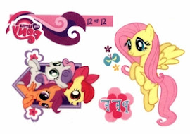 My Little Pony Tattoo Card 12 Series 1 Trading Card
