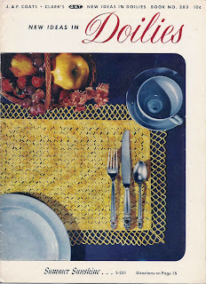 Crochet Doily Pattern Book No 283, Coats and Clark's