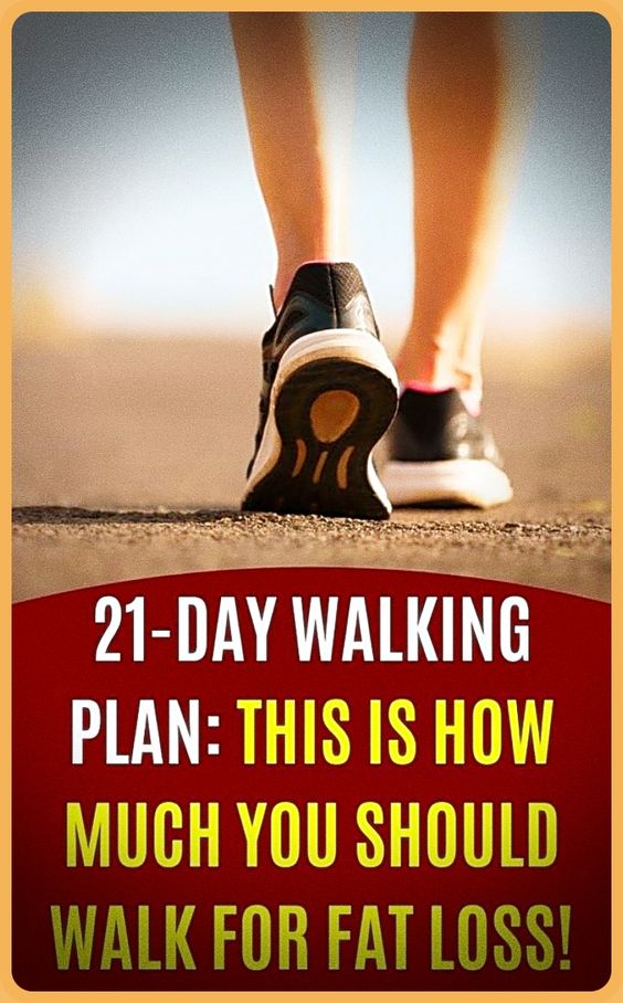 21-Day Walking Plan For Fat Loss - wellness days