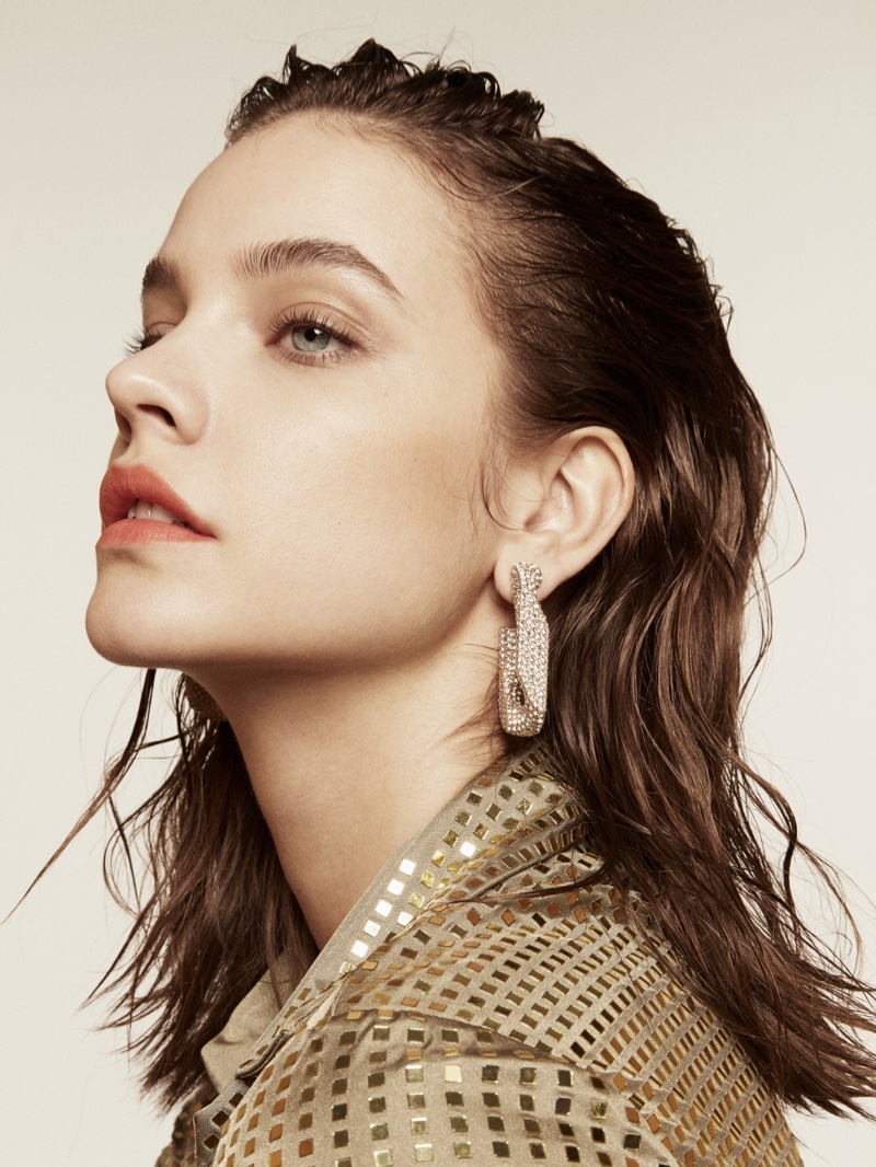 Barbara Palvin wears stylish clothing for InStyle China