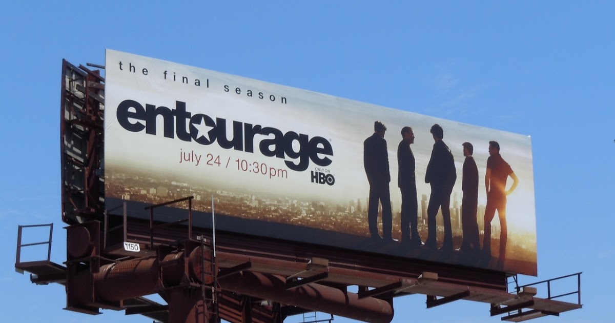 Daily Billboard Entourage Final Season Tv Billboards Advertising For Movies Tv Fashion Drinks Technology And More