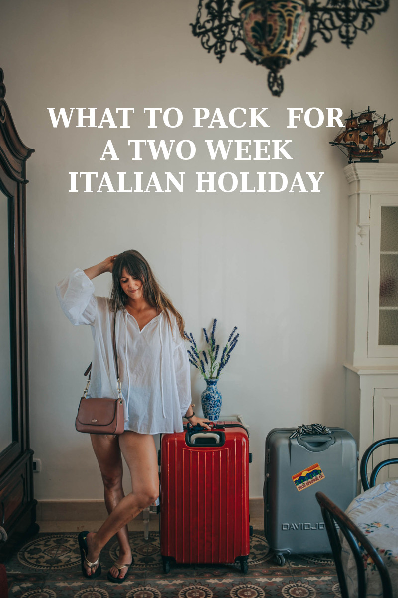 What to pack for a two week Italian holiday THE STYLING DUTCHMAN.
