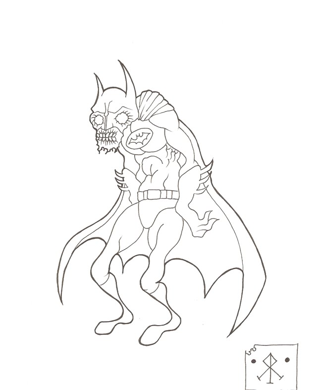 TOXIDRIVER: Batman Zombie Cartoon #1