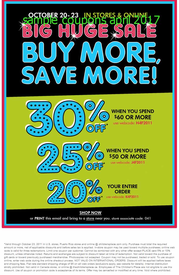 Printable Coupons 2021 Childrens Place Coupons printable-coupons-2021-childrens-place-coupons