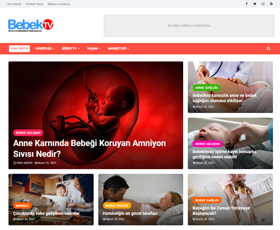 Bebek TV KAFE MEDYA Tanıtım, Makale, Banner, SEO