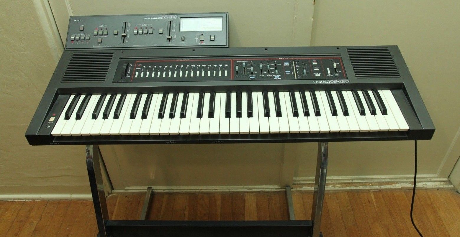 MATRIXSYNTH Seiko DS250 Digital / Additive Synth Keyboard + Seiko DS