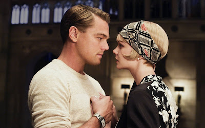 The Great Gatsby (2013) Carey Mulligan as Daisy Buchanan, Leonardo DiCaprio as Jay Gatsby in The Great Gatsby, Directed by Baz Luhrmann